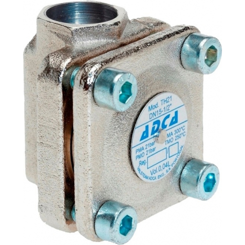 Конденсатоотводчик термостатический стальной резьбовой ADCA TH21 Ру25 Ду1/2