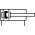 Компактный пневмоцилиндр с направляющими Aignep WFA 032 0015