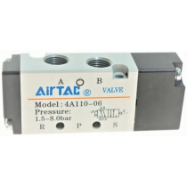 Распределитель с пневматическим управлением AirTAC 4A130P-06