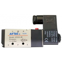 Распределитель с электромагнитным управлением AirTAC 4V210-06B