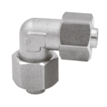 Фитинг угловой с накидной гайкой Camozzi 1500 8/6-1/4