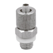 Фитинг угловой с накидной гайкой Camozzi 1493 8/6-1/8