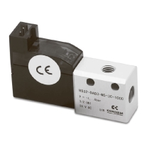 Распределитель с электромагнитным управлением Camozzi HS32-DAD3-M5-3C-1000