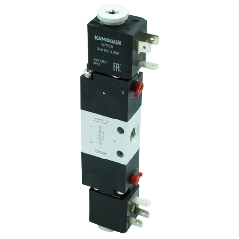 Распределитель с электромагнитным управлением Camozzi 3N38-011-02