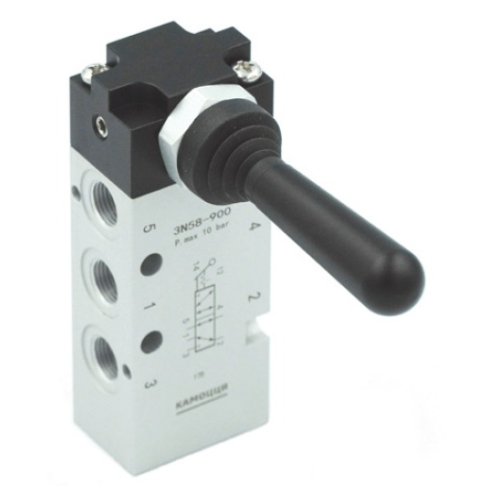 Распределитель с ручным управлением Camozzi 3N58-900