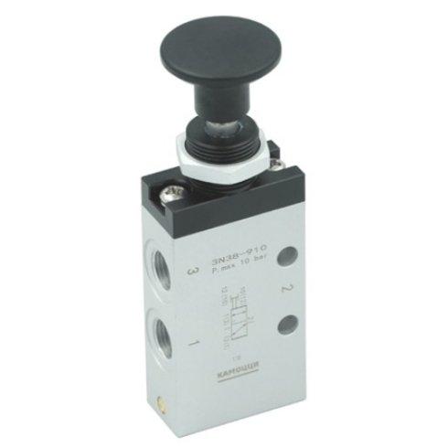 Распределитель с ручным управлением Camozzi 3N38-910