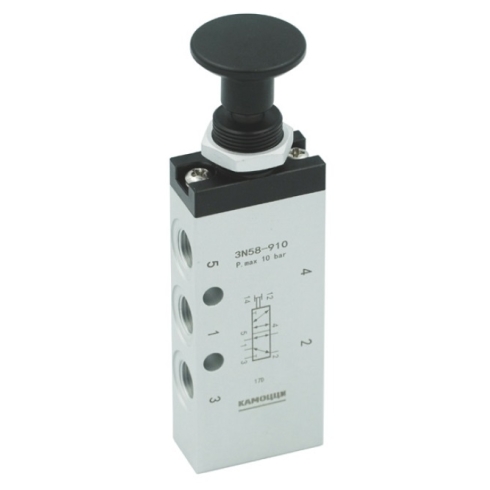 Распределитель с ручным управлением Camozzi 3N58-910