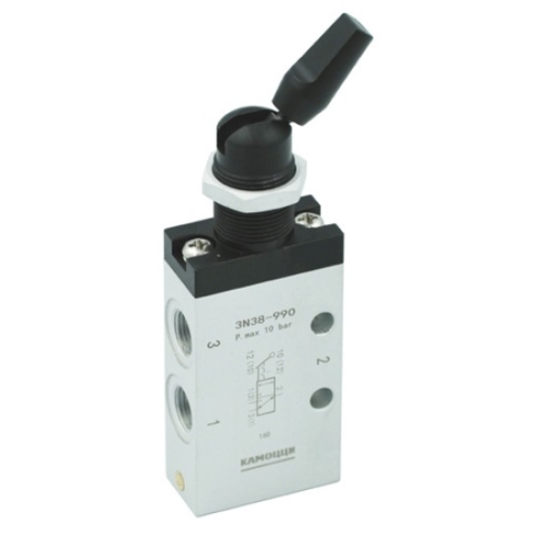 Распределитель с ручным управлением Camozzi 3N38-990