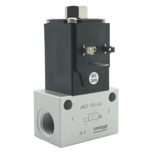 Распределитель с электромагнитным управлением Camozzi 6N23-15G-A63