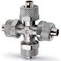 Штуцер с накидной гайкой Camozzi 1463 8/6-1/4