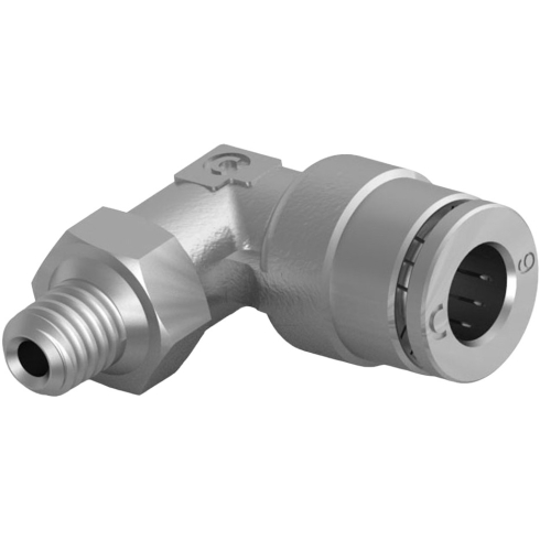 Штуцер цанговый угловой Camozzi HP6520-4-M8x1