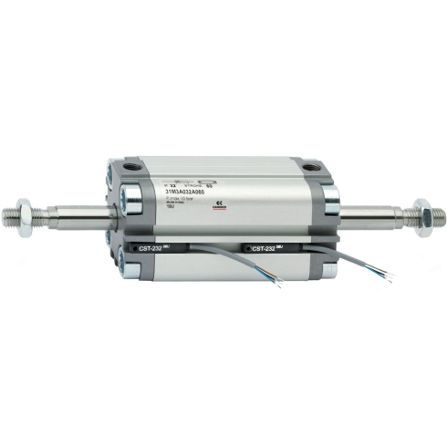 Компактный пневмоцилиндр Camozzi 31M3A020A035