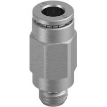 Штуцер цанговый с резьбой Camozzi HP6512-6-M10x1-VNR