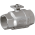 Кран шаровой латунный резьбовой двухходовой Camozzi 100-DN10-PN-64