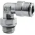 Штуцер цанговый угловой Camozzi 6522-12-1/4