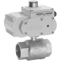 Кран шаровой 2-ходовой полнопроходной Camozzi 101 HQ101H009-220VAC/24VDC