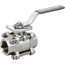 Кран шаровой сегментный Camozzi V-3MH-V S3MH-316-PP-010V-SRS