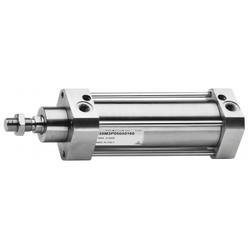Стандартный пневмоцилиндр нержавеющий Camozzi 90M2A063A0500