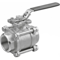 Кран шаровой из нержавеющей стали Camozzi V-3MH S3MH-316-PP-025