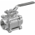 Кран шаровой 2-ходовой Camozzi V-3MH V3MH-316-PP-020