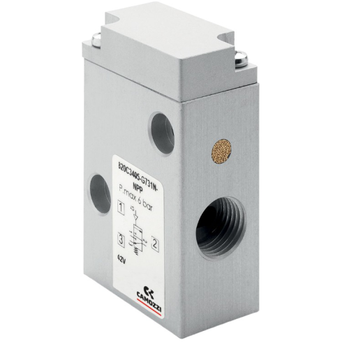 Распределитель с пневматическим управлением Camozzi 820C3105-G731N-NPP-OX1