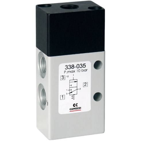 Распределитель с пневматическим управлением Camozzi 338-035