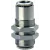 Муфта цанговая для панельного монтажа Camozzi 6590-8