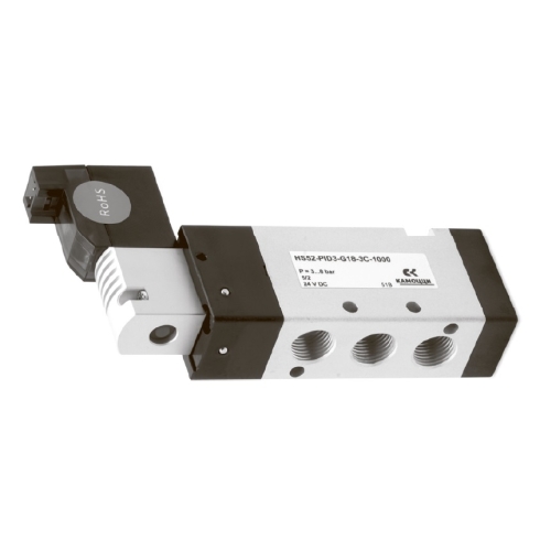 Распределитель с электромагнитным управлением Camozzi HS52-PID3-G18-3C-1000