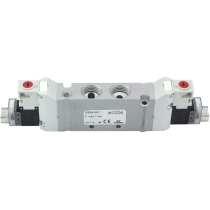 Распределитель с электромагнитным управлением Camozzi D2EVA-MR-T/D2CVA-MR-T