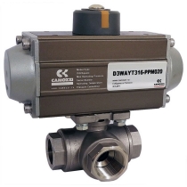 Кран шаровой Camozzi D3WAYT316-PPM008