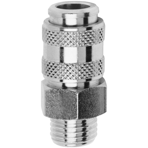 Куплунг резьбовой с самозапиранием Camozzi 5000 5081-1/4