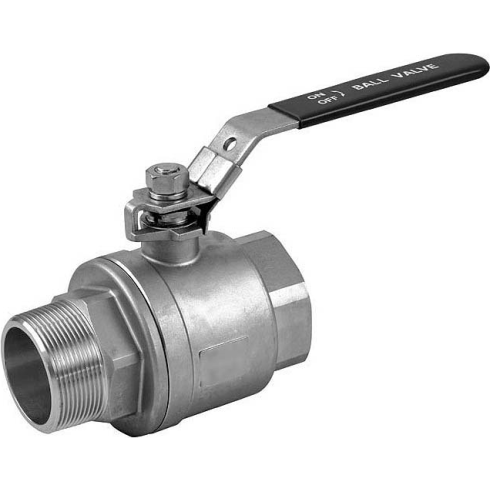 Кран шаровой резьбовой из нержавеющей стали Camozzi V2NF-316-PP-050