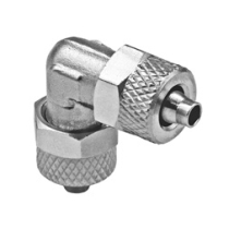 Фитинг угловой с накидной гайкой Camozzi R1550 10/8