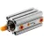 Компактный пневмоцилиндр E.MC SF25X10-S-M