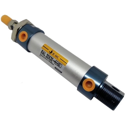 Компактный круглый пневмоцилиндр E.MC RAL-D-25-250-S