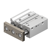 Пневмоцилиндр с направляющей E.MC SGL25x100-S