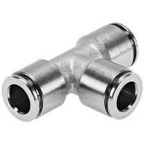 Тройник цанговый E.MC SPE-06P из нержавеющей стали