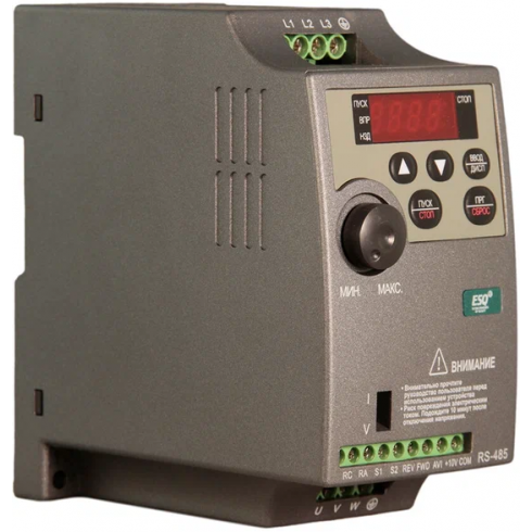 Преобразователь частоты ESQ 210 ESQ-210-4T-2.2K (2,2 кВт 5 A 3ф380 В)