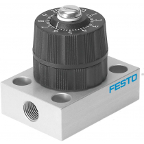 Прецизионный дроссель с обратным клапаном Festo GRP-160-1/8-AL