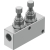 Дроссель с обратным клапаном Festo GR-1/8X2-B