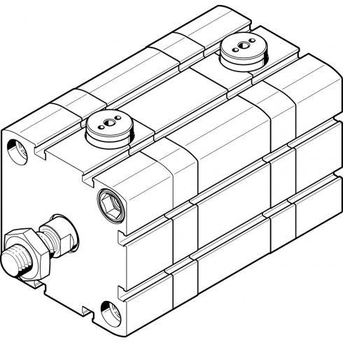 Компактный пневмоцилиндр Festo ADN-63-EL