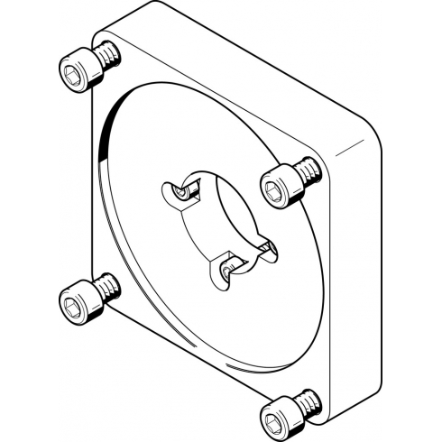 Фланец электродвигателя Festo EAMF-A-64A-140A