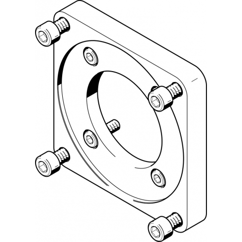 Фланец электродвигателя Festo EAMF-A-118B-140A