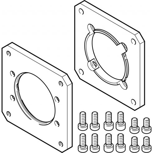 Фланец электродвигателя Festo EAMF-A-62B-80G