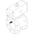 Шаровой кран с приводом Festo VZBC-80-FF-16-22-F07-V4V4T-PP180-R-90-C Ру16 Ду80 (PN16 DN80)