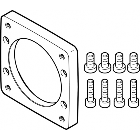 Фланец электродвигателя Festo EAMF-A-62B-80P