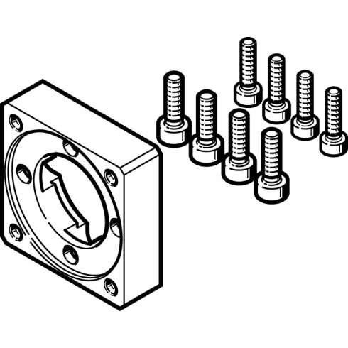 Фланец электродвигателя Festo EAMF-A-28D-28M