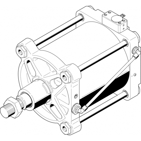 Линейный привод Festo DFPI-250-ND2P-E-NB3P