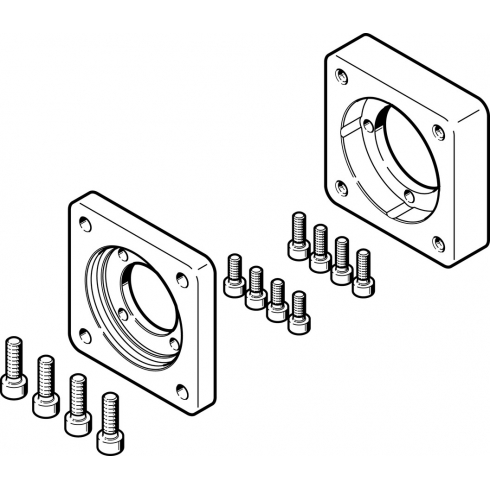 Фланец электродвигателя Festo EAMF-A-44C-40G-S1