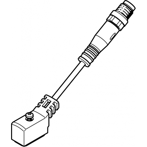 Соединительный кабель Festo NEBV-Z4WA2L-P-E-0.5-N-M8G3-S1
